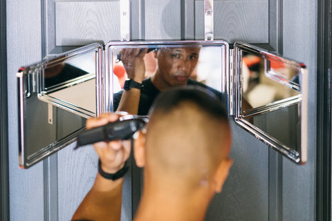 Image of Self Cut System - Black Lambo 3 Way Mirror