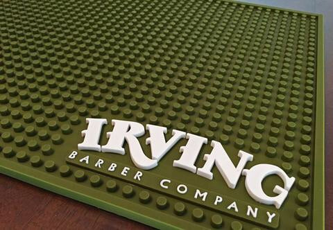 Irving Barber Company Work Station Mat