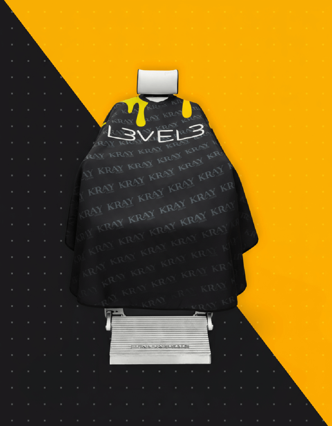 Professional Rubber Neck Cutting Cape Position 8