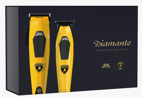 Image of JRL Professional x Lamborghini Diamante Limited Edition Cordless Clipper & Trimmer Combo Set - Yellow (DI2025Y) Position 2