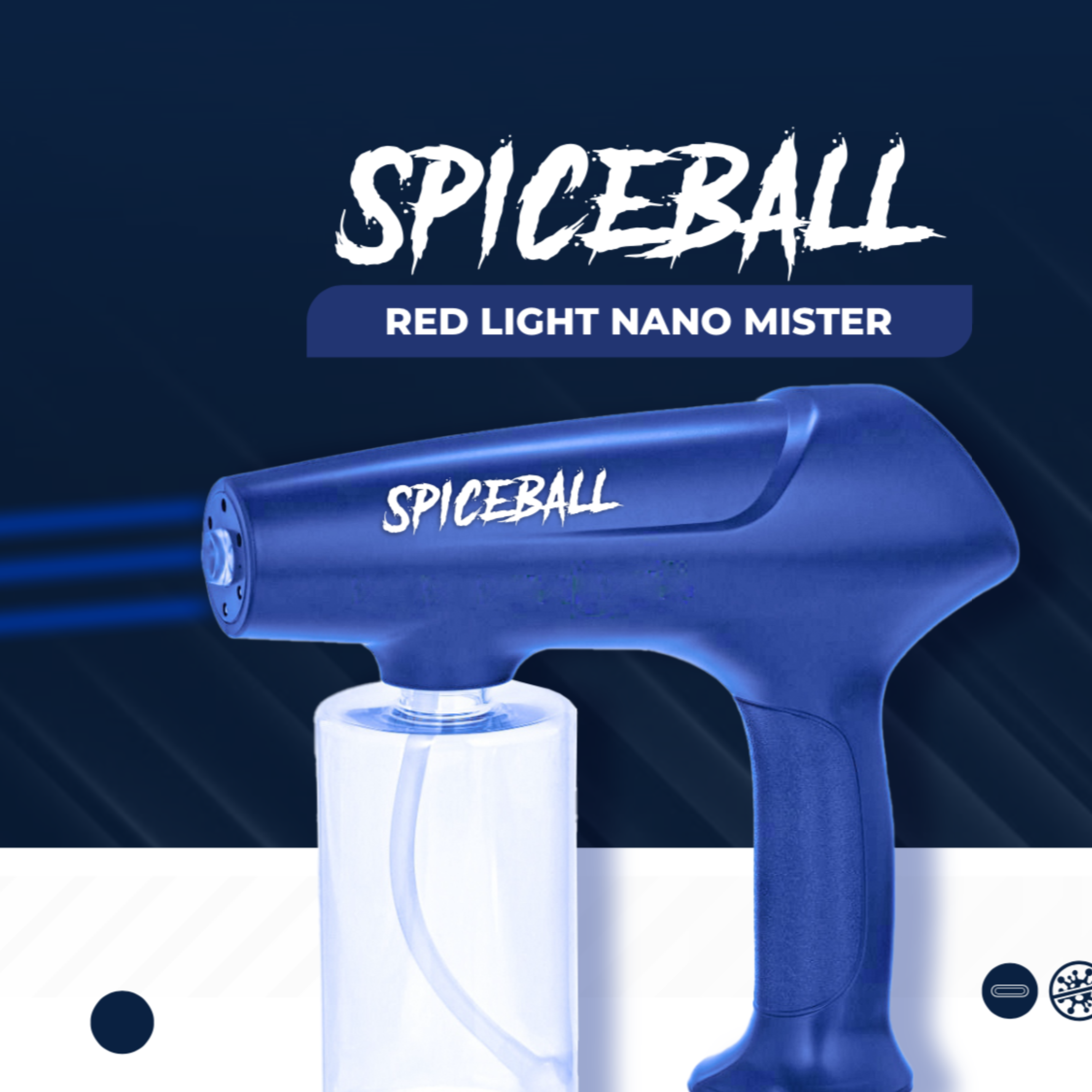 Blue Spiceball Blaster Position 1