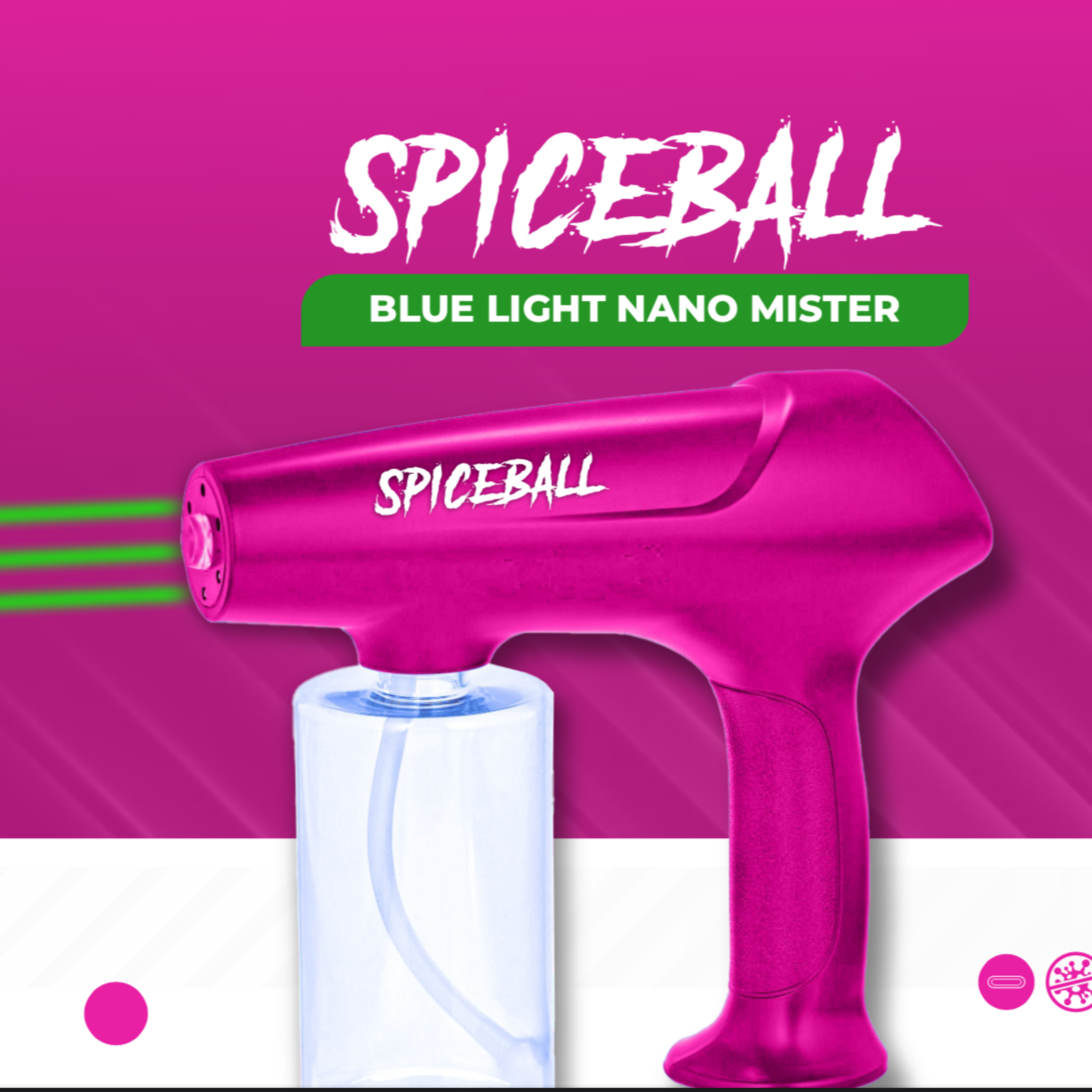 Pink Spiceball Blaster Position 1