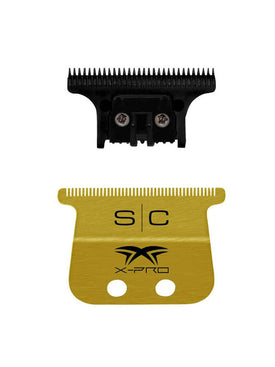 StyleCraft Fixed Gold X-Pro Wide Trimmer Blade with DLC Deep Tooth Cutter Position 1