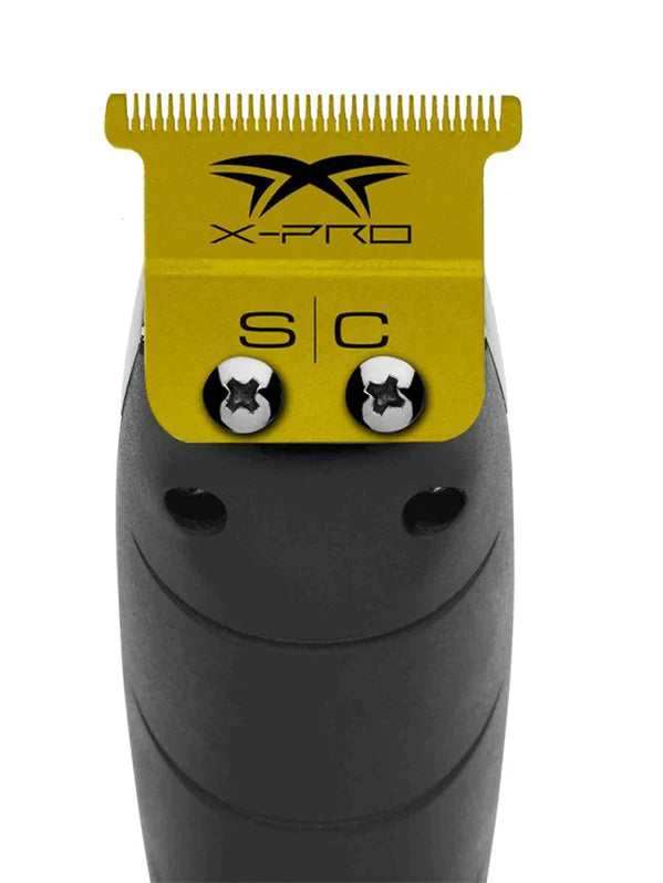 StyleCraft Fixed X-Pro Gold Titanium Trimmer Blade with DLC The One Deep Tooth Cutter Position 2