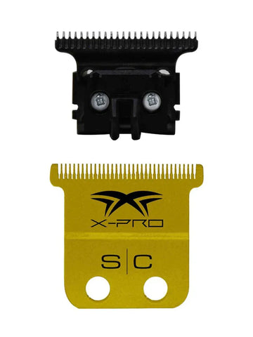 Image of StyleCraft Fixed X-Pro Gold Titanium Trimmer Blade with DLC The One Deep Tooth Cutter Position 1
