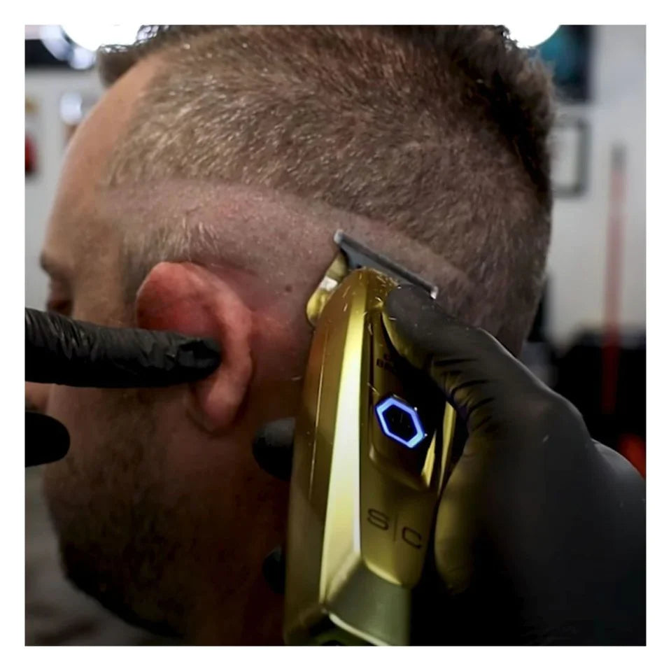 StyleCraft Fixed X-Pro Gold Titanium Trimmer Blade with DLC The One Deep Tooth Cutter Position 6
