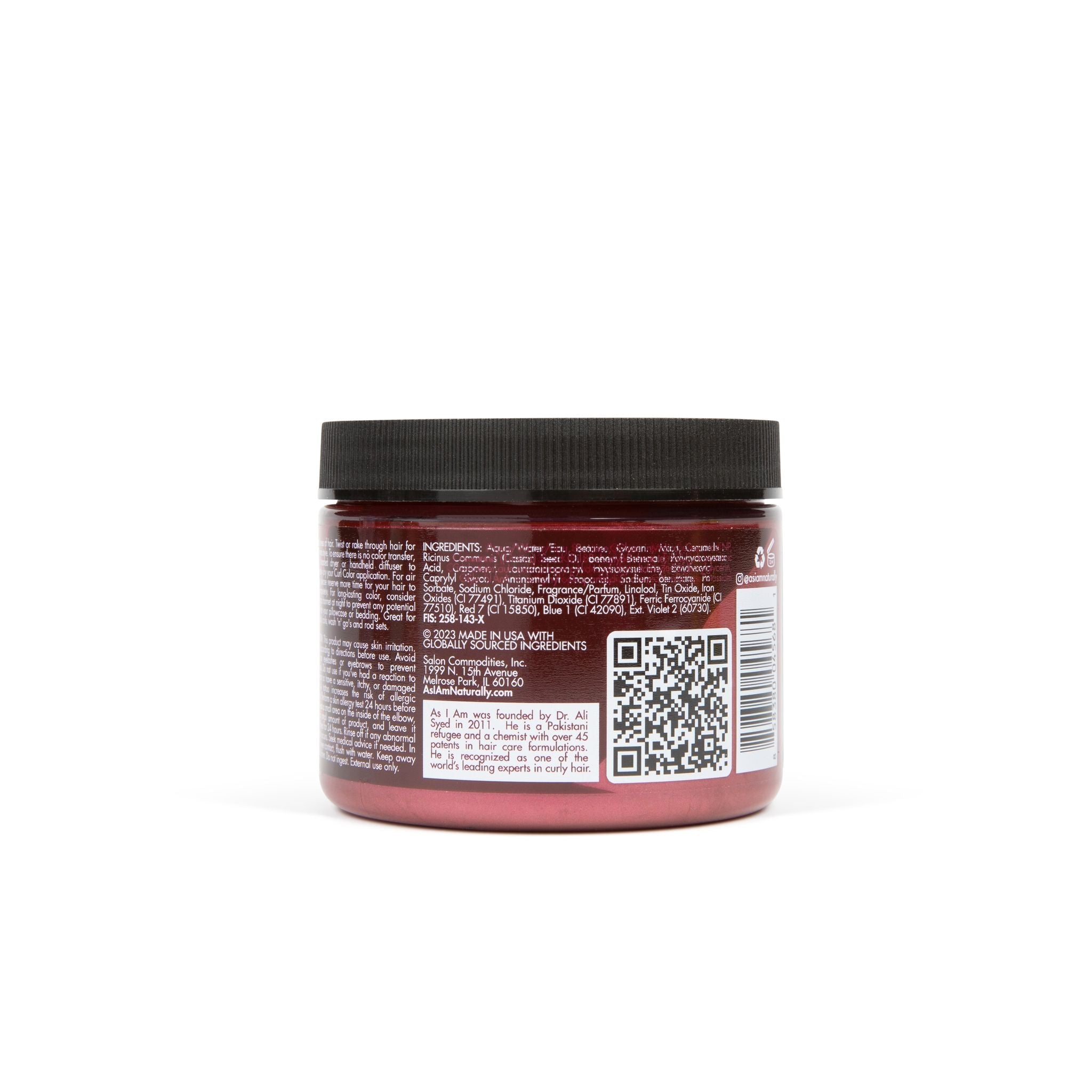 Curl Color Burgundy Position 5