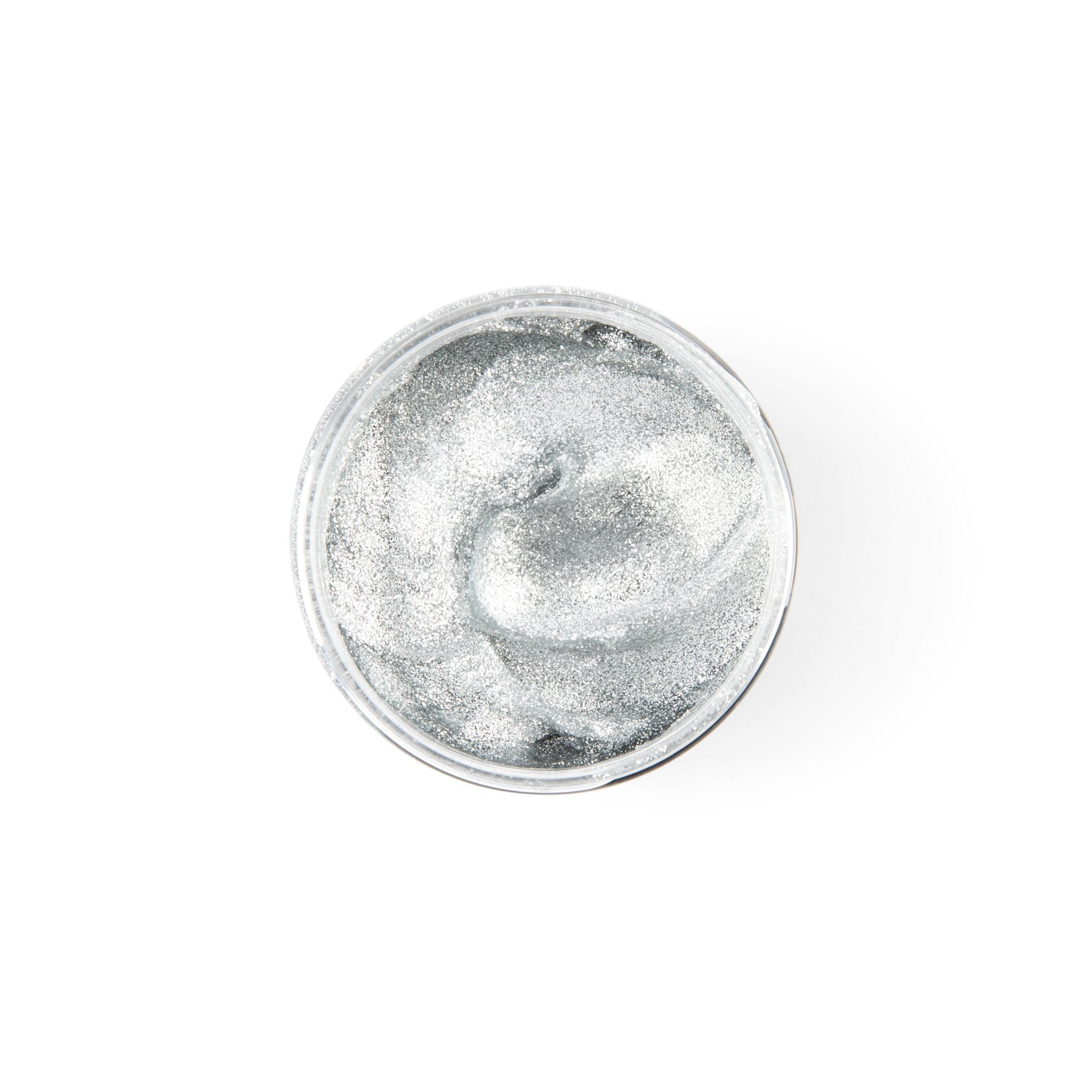 Curl Color Glitter Silver Sparkle Position 2