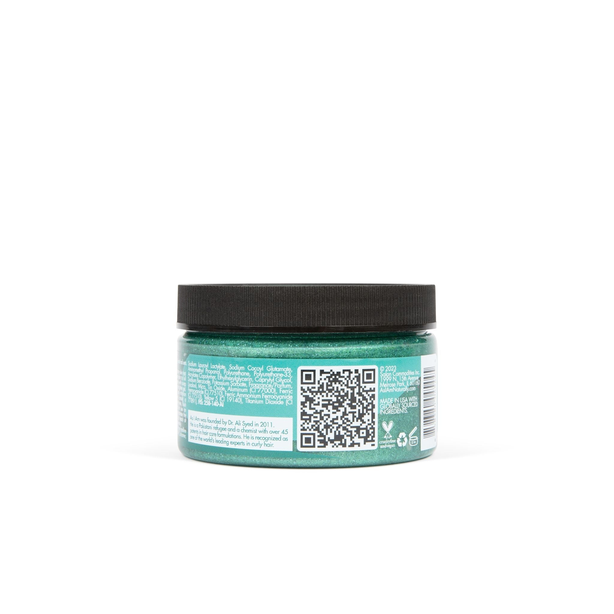 Curl Color Glitter Seafoam Green Position 5