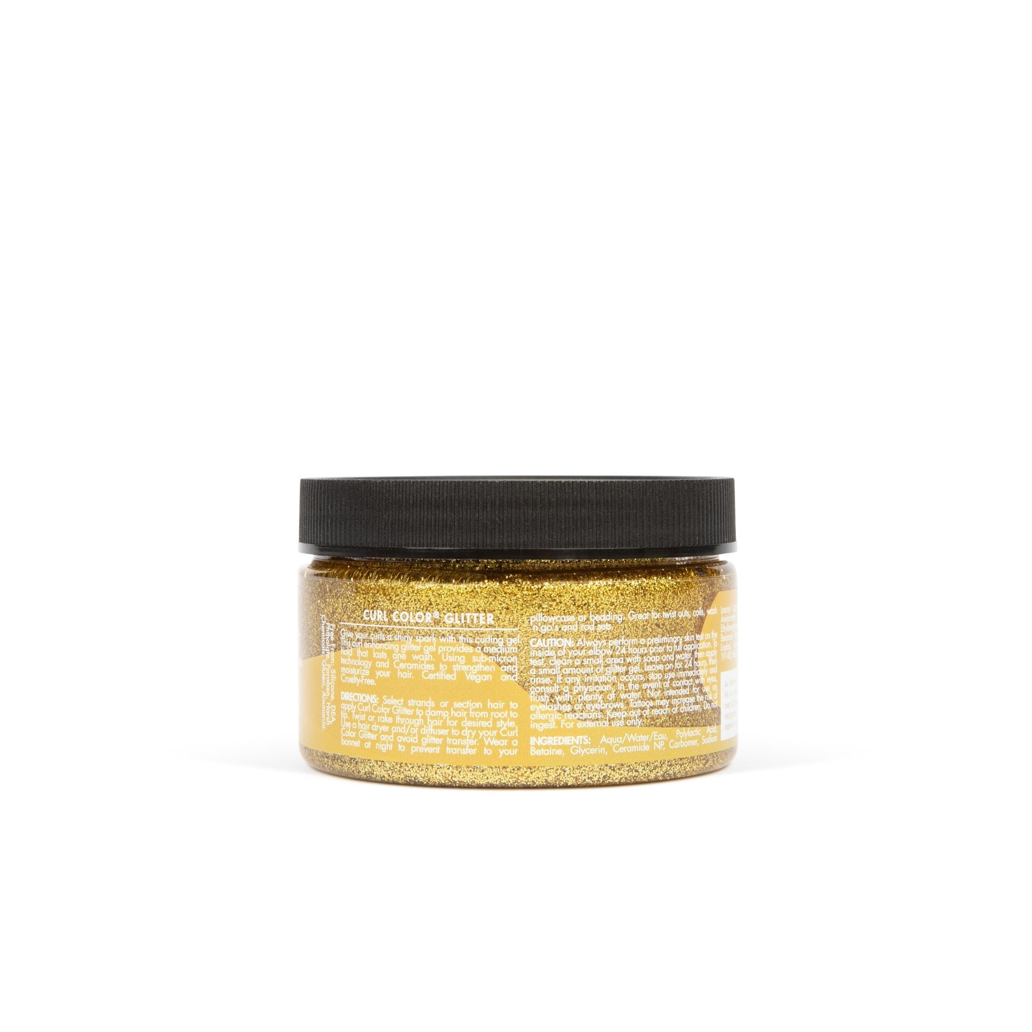Curl Color Glitter Gold Stardust Position 4
