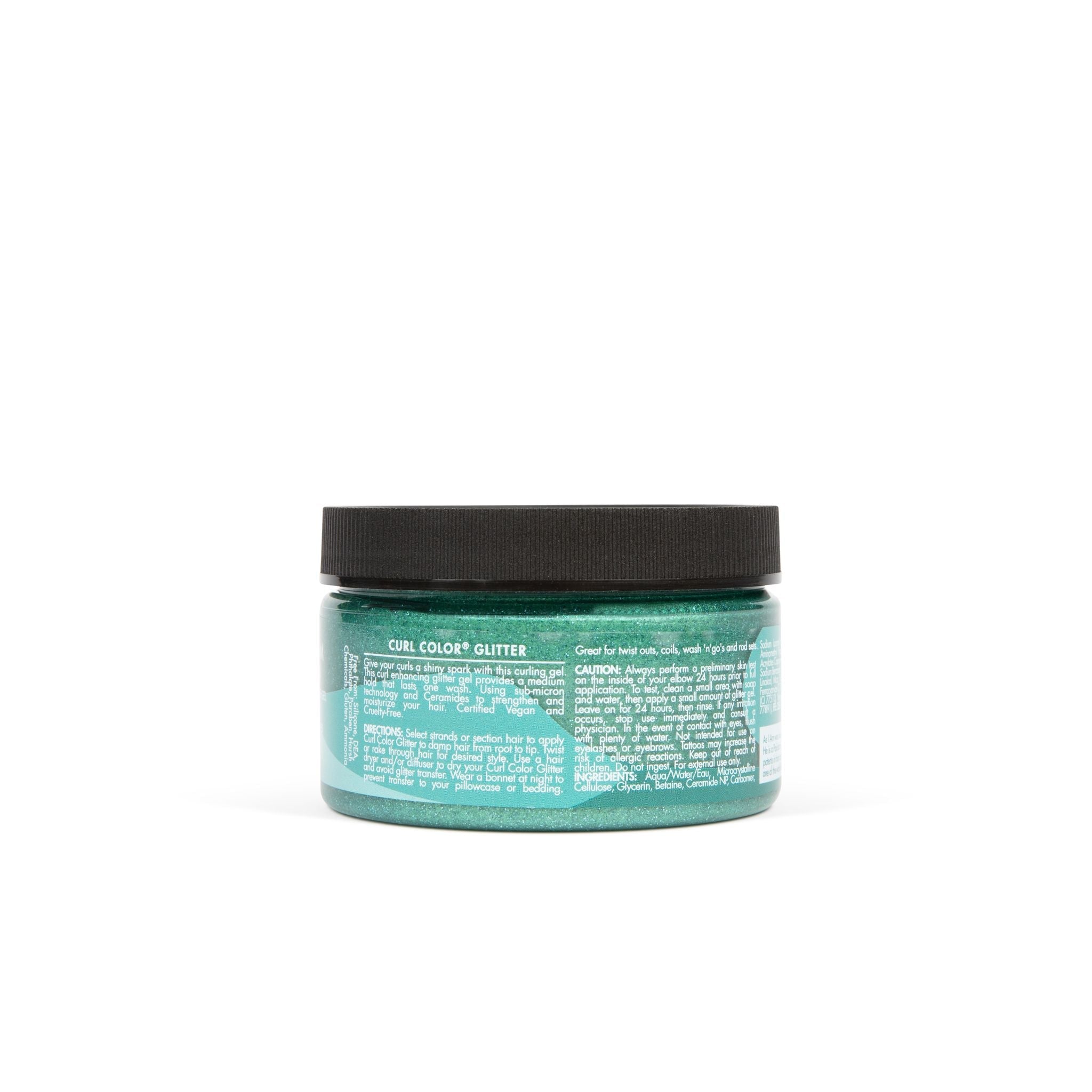 Curl Color Glitter Seafoam Green Position 4