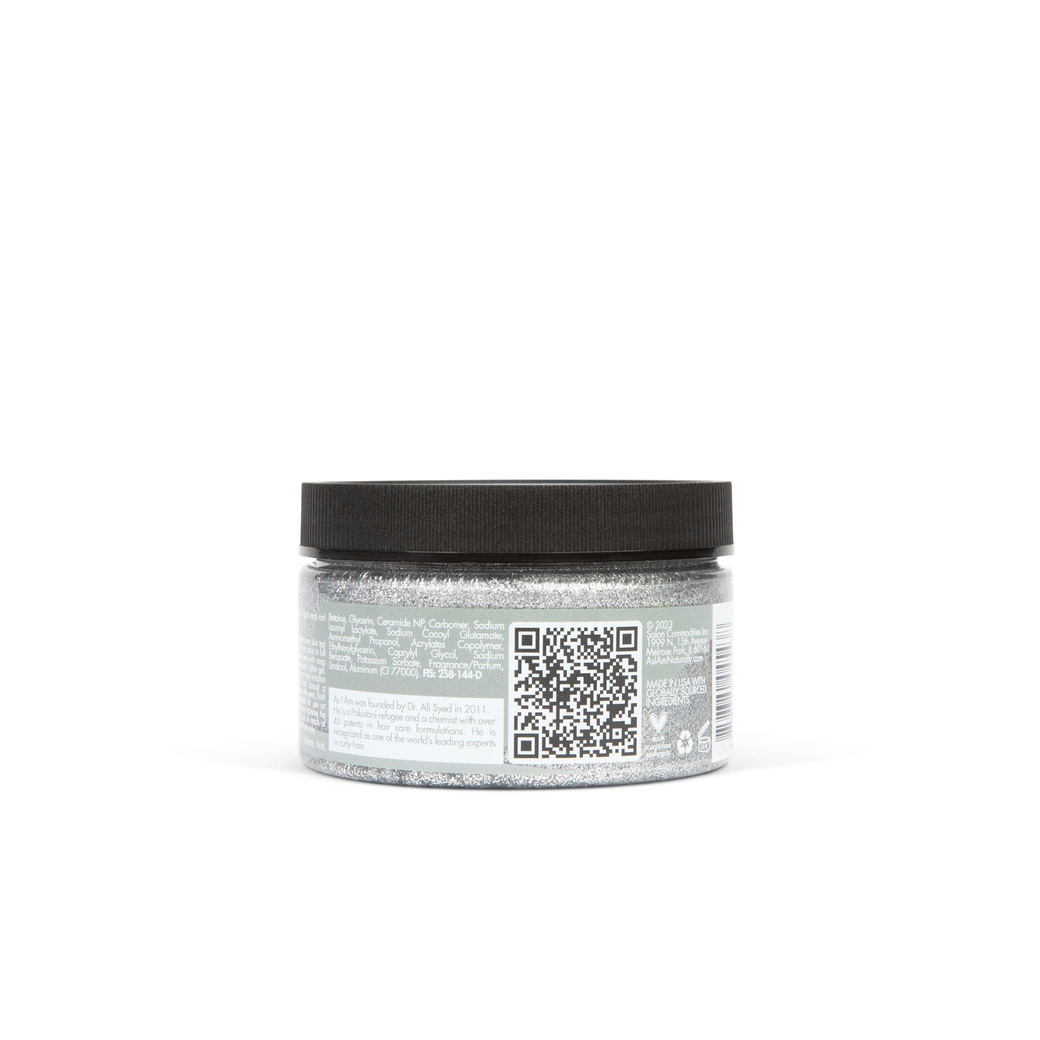 Curl Color Glitter Silver Sparkle Position 5